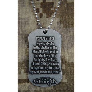 Psalm 91 dogtag