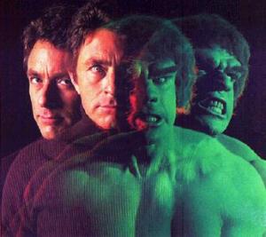 The Incredible Hulk morphing
