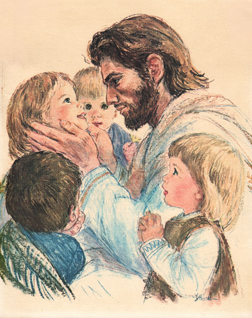 Francis Hook - Jesus with the Children