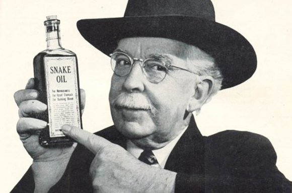 Snake oil salesman