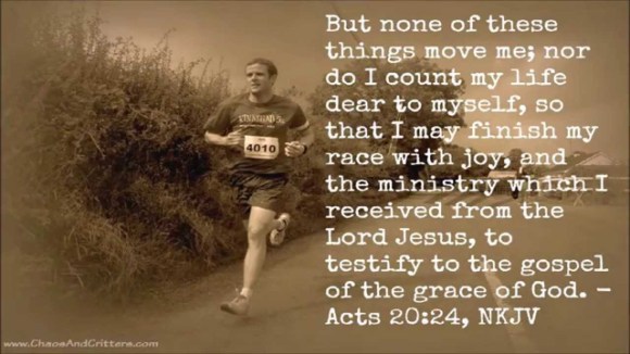 My life verse - Acts 20[24