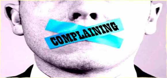 Stop complaining