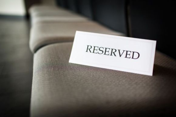 Reserved seating