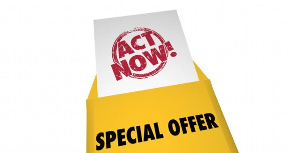 Special Offer - Act Now