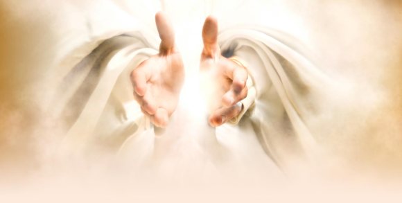 The Lord's hands blessing