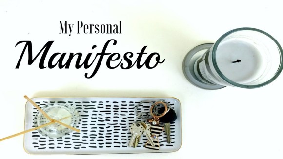 my personal manifesto