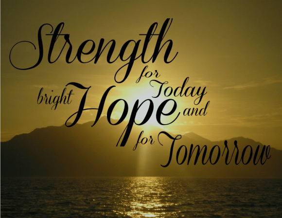 Bright hope for tomorrow