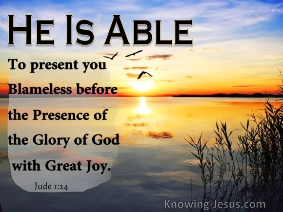 He is able!