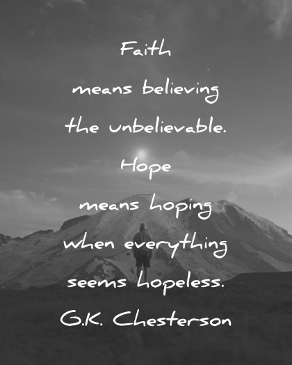 Faith and Hope
